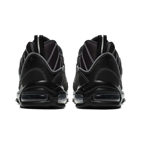 Nike Air Max 98 Low Топ Амортизирующие Повседневные Беговые Кроссовки Мужские Черные Серебряные