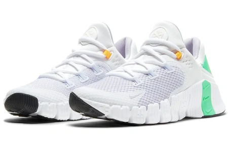 Nike Амортизация Противоскользящие Устойчивые к истиранию Низкие Кроссовки для тренировок Женские Белые