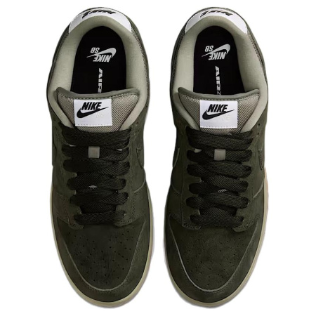 Nike Dunk SB Устойчивые к истиранию Низкие Кроссовки для скейтбординга Унисекс Оливково-зеленый