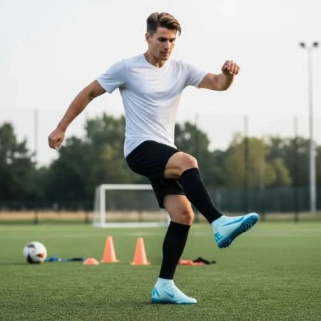 Nike Mercurial Superfly 10 Искусственный шип противоскользящие устойчивые к истиранию футбольные бутсы мужской синий