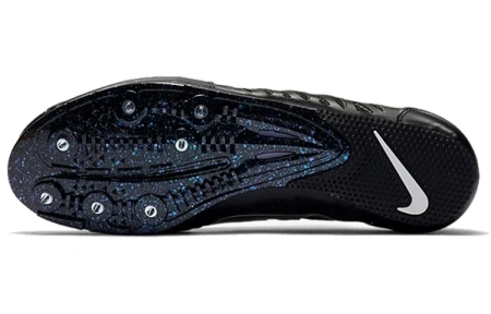 Nike Air Zoom LJ 4 Track SPIKE Удобные Низкие Кроссовки для тренировок Унисекс Черный Фиолетовый