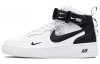 Nike Air Force 1 MID Топ Детские Скейтбординги Черный Белый Унисекс