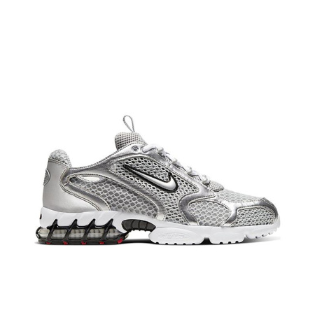Nike Air Zoom Spiridon Cage 2 Low Топ Повседневная обувь Мужская Серебряная
