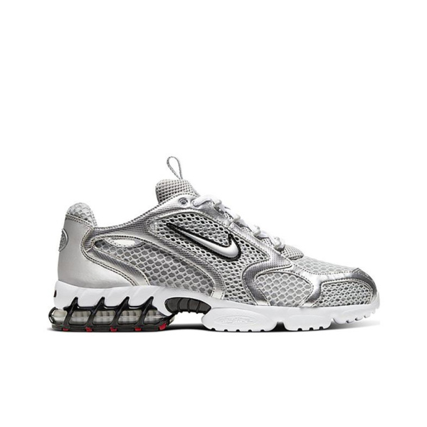 Nike Air Zoom Spiridon Cage 2 Low Топ Повседневная обувь Мужская Серебряная