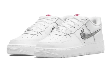 Nike Air FORCE 1 LV8 Синтетическая кожа противоскользящий устойчивый к истиранию дышащий низкий топ