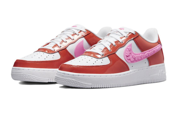 Nike Air Force 1 Лакированная кожа Повседневный противоскользящий Амортизация Устойчивый к истиранию Низкий верх