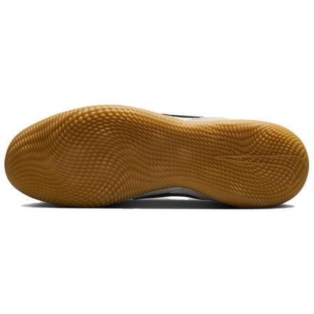 Nike Streetgato Искусственный Шипы Противоскользящие Устойчивые к Износу Футбольные бутсы Унисекс Белый Серый