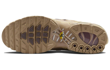 Nike Air Max Plus Устойчивая к истиранию Низкая Повседневная Обувь Мужская Желтая Черная