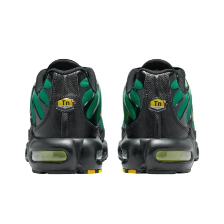 Nike Air Max Plus Амортизация Низкий Верх Повседневная Обувь Унисекс Зеленый Черный