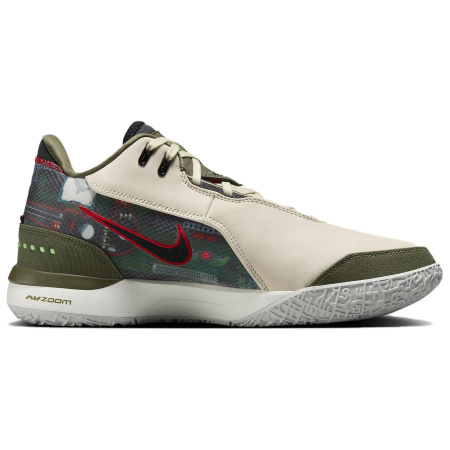 Nike LeBron NXXT Gen Противоскользящие Устойчивые к истиранию Низкие Беговые кроссовки Мужские Бежевые