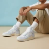 Nike Dunk High 1985 Деним Синий Удобные Высокие Кроссовки для Скейтбординга Унисекс Белый Синий