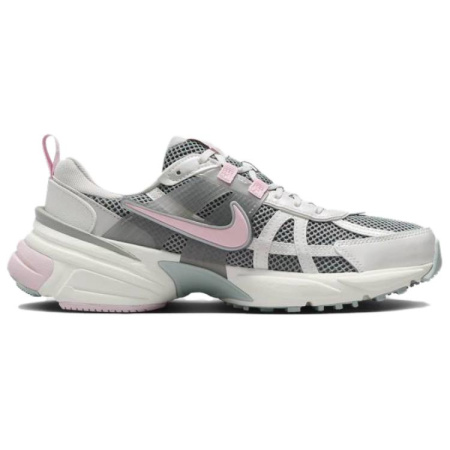 Nike V2K Run Oтскок Low Топ Беговые кроссовки Женские Серый Белый