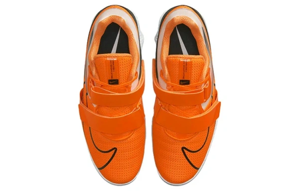 Nike Romaleos 4 Удобные Низкие Кроссовки для Тренировок Унисекс Оранжевые Черные