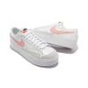 Nike Blazer Платформа Синтетическая кожа Удобные Низкие Кроссовки для скейтбординга Женские Белые