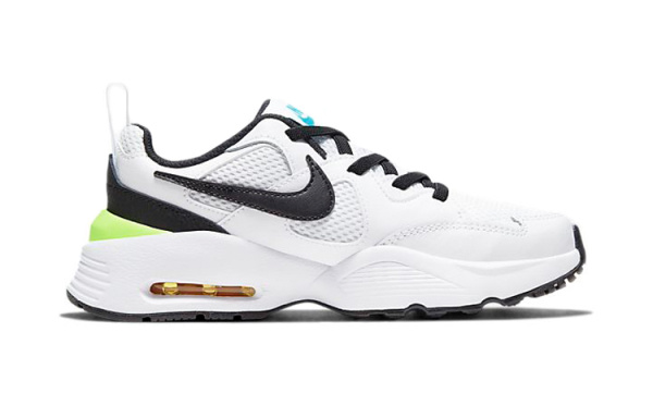 Nike Air Max Fusion Амортизация Устойчивость к истиранию Дышащие Низкие Беговые кроссовки Белый Черный Зеленый