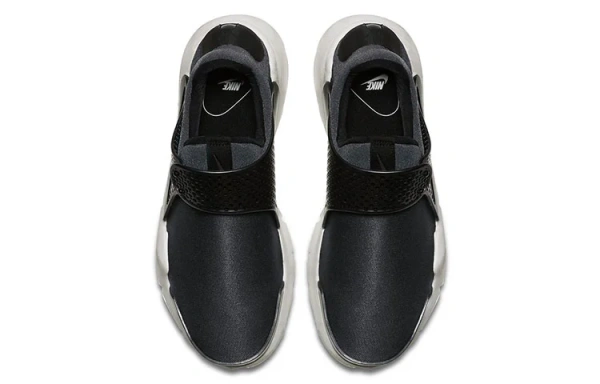 Nike Sock dart Ткань Амортизация Противоскользящий Низкий Верх Повседневная Обувь Женская Черная