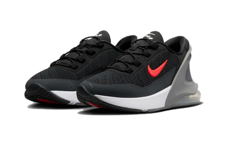 Nike Air Max 270 Low Топ Детская беговая обувь Черный Серый Детский Возраст 3-7 лет