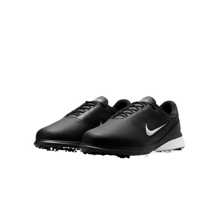 Nike Victory Tour 4 Кожа Устойчивая к истиранию Низкие Кеды для гольфа Унисекс Черные