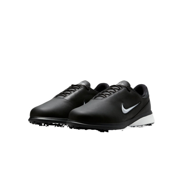 Nike Victory Tour 4 Кожа Устойчивая к истиранию Низкие Кеды для гольфа Унисекс Черные