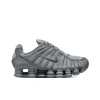 Nike Shox TL Series Текстиль Синтетическая кожа Мода Поддержка Повседневная обувь Унисекс Серый