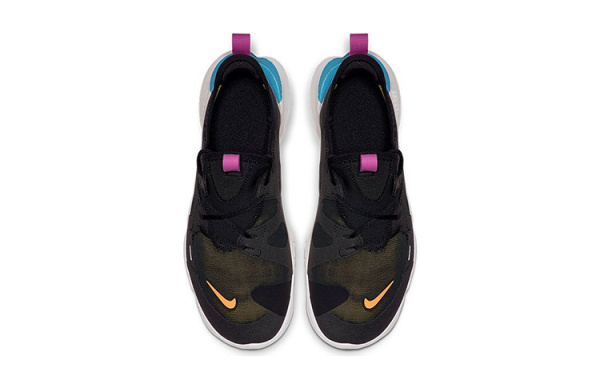 Nike Free Rn 5,0 Устойчивые к истиранию Низкие Детские Беговые Кроссовки Черно-Белые